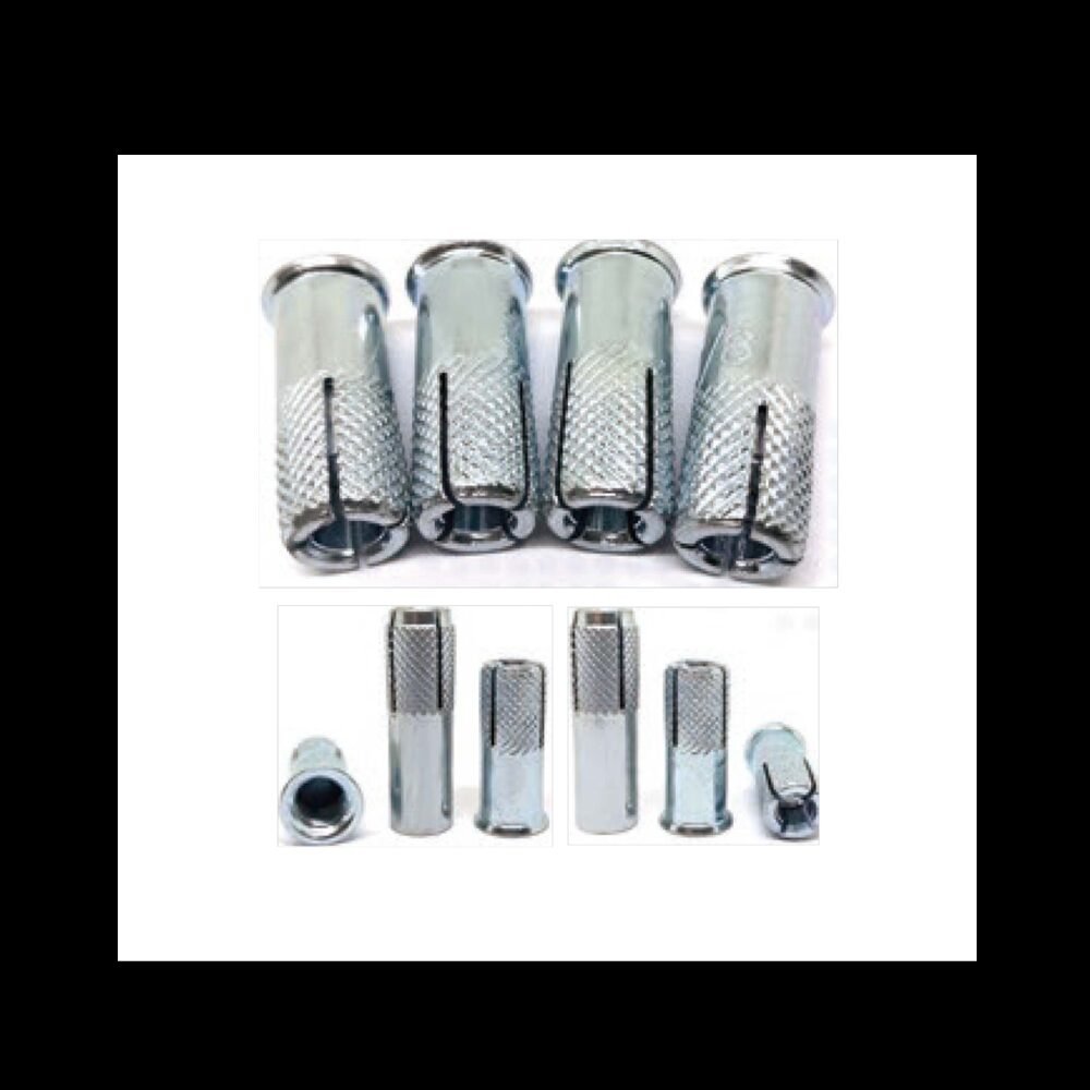 Bulk construction nails and wall anchors with wholesale structural packaging